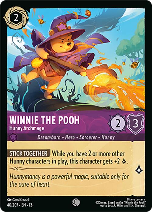 Winnie the Pooh - Hunny Archmage (40/204) [Attack of the Vine!] | Red Claw Gaming