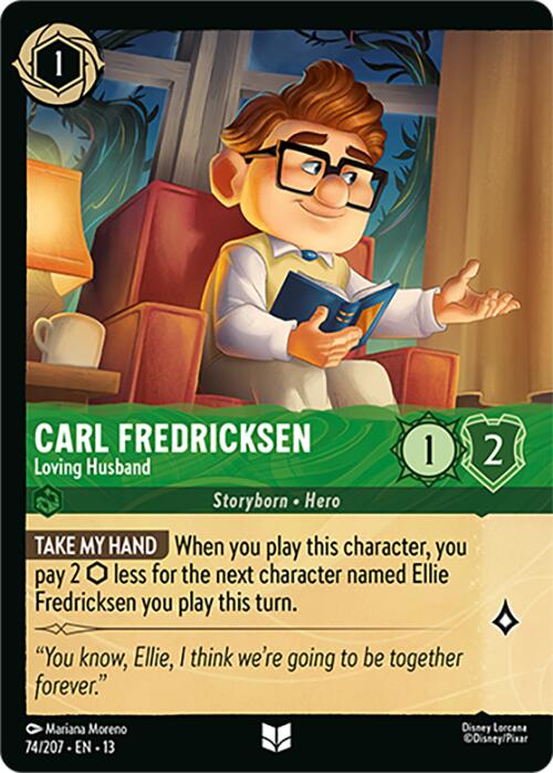 Carl Fredricksen - Loving Husband (Foil) (74/204) [Attack of the Vine!] | Red Claw Gaming
