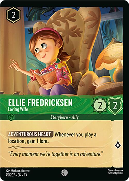 Ellie Fredricksen - Loving Wife (Foil) (75/204) [Attack of the Vine!] | Red Claw Gaming