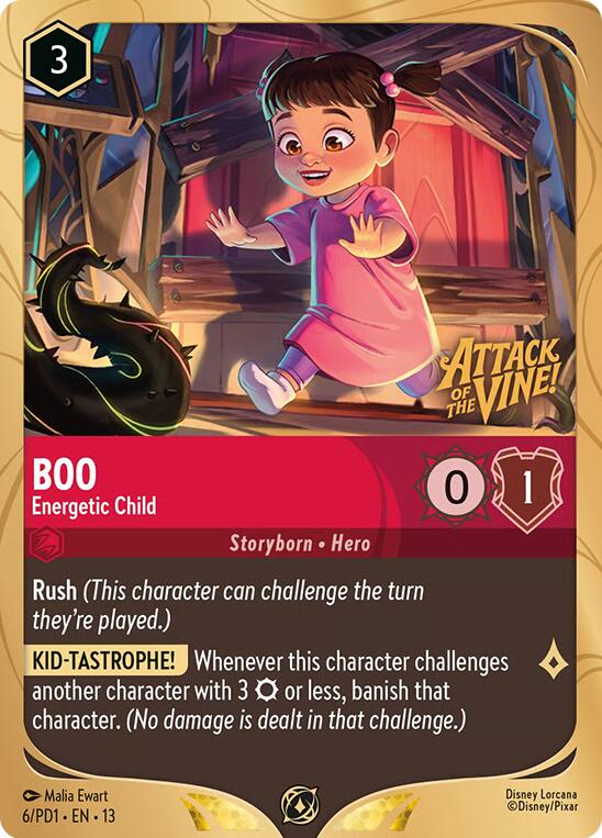 Boo - Energetic Child (6) [Promo Cards] | Red Claw Gaming