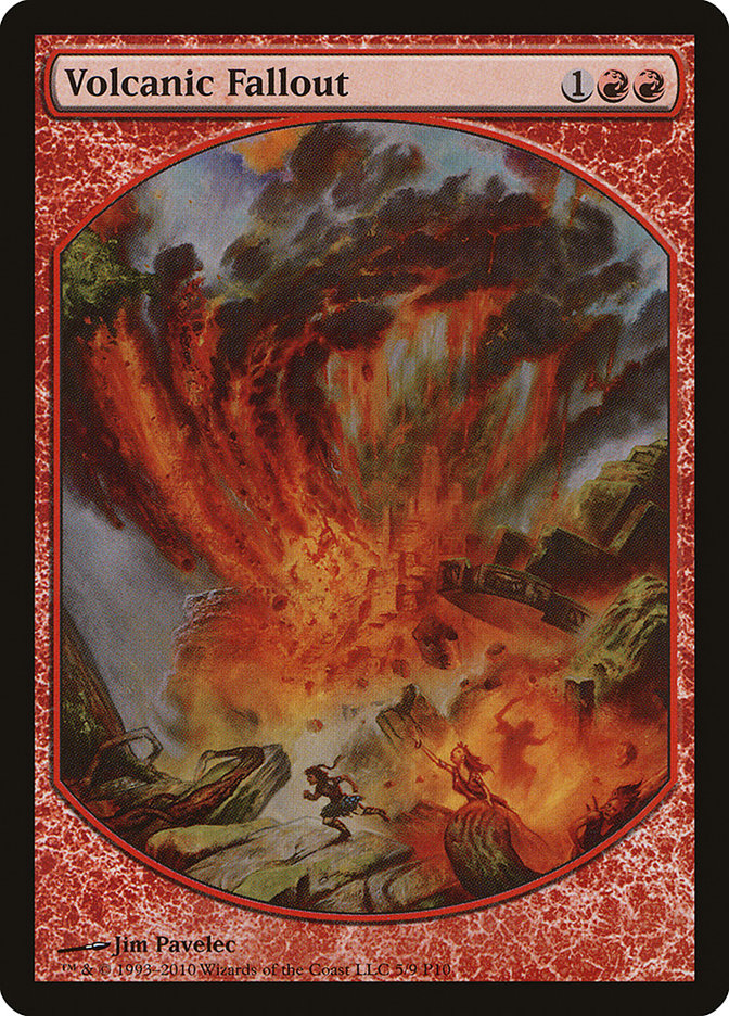 Volcanic Fallout [Magic Player Rewards 2010] MTG Single Magic: The Gathering | Red Claw Gaming