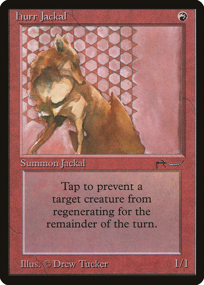 Hurr Jackal [Arabian Nights] MTG Single Magic: The Gathering | Red Claw Gaming