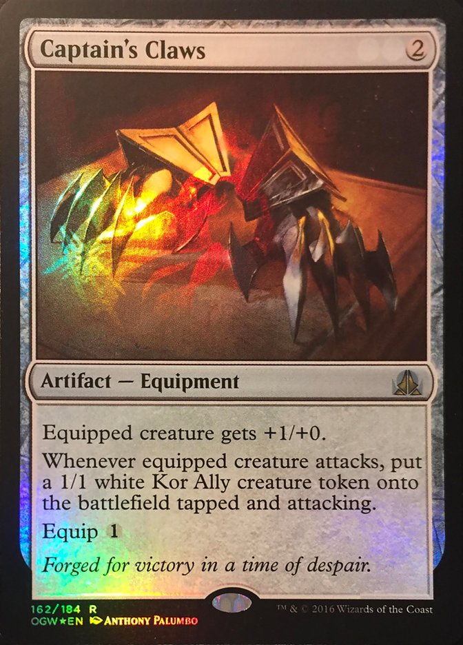 Captain's Claws (Standard Showdown Misprint) [Oath of the Gatewatch Promos] MTG Single Magic: The Gathering | Red Claw Gaming