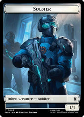 Villain // Soldier Double-Sided Token [Marvel Super Heroes Tokens] | Red Claw Gaming