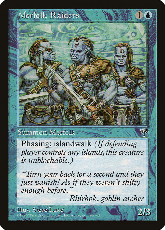 Merfolk Raiders [Mirage] MTG Single Magic: The Gathering | Red Claw Gaming
