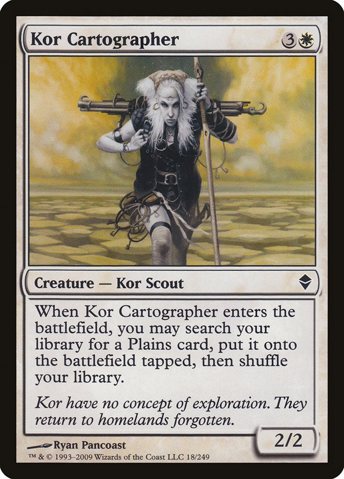 Kor Cartographer [Zendikar] MTG Single Magic: The Gathering | Red Claw Gaming