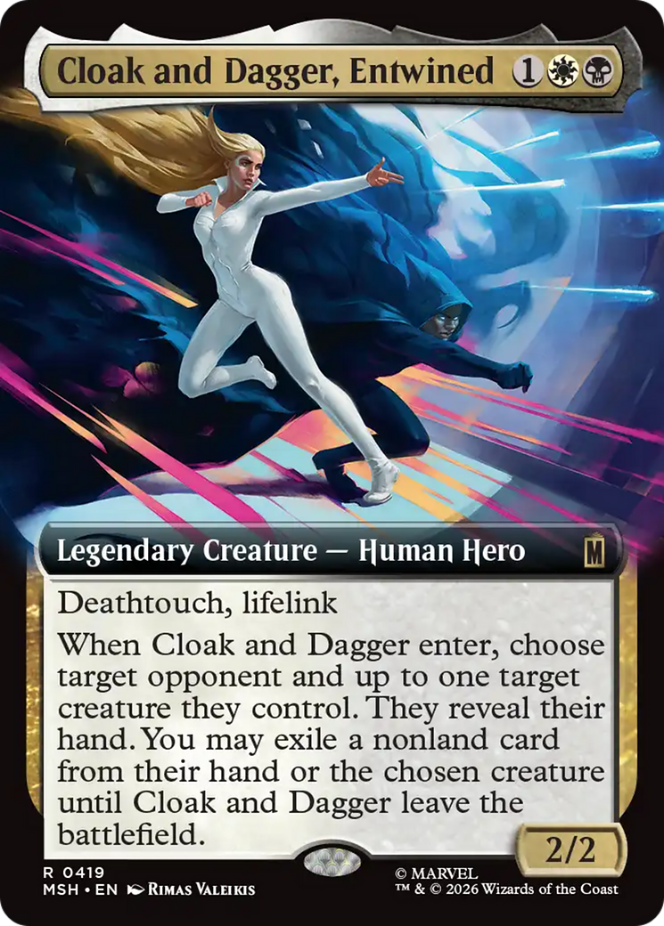 Cloak and Dagger, Entwined (Extended Art) [Marvel Super Heroes] | Red Claw Gaming