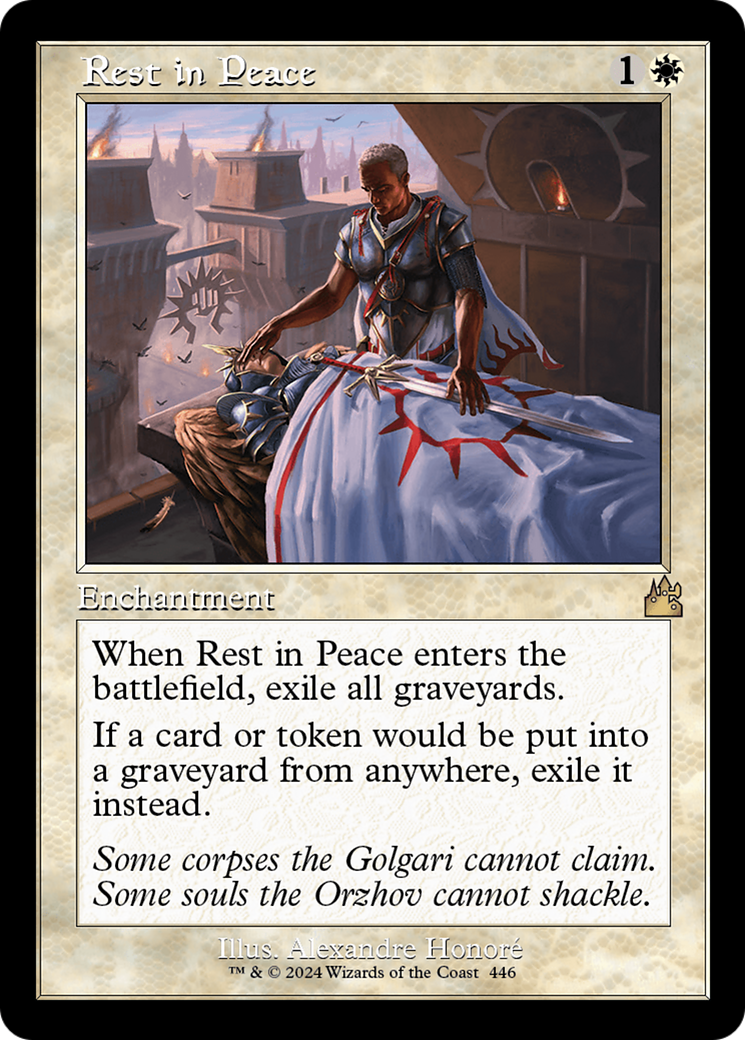 Rest in Peace (Retro Frame) [Ravnica Remastered] MTG Single Magic: The Gathering | Red Claw Gaming
