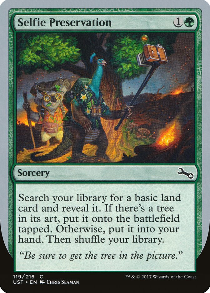 Selfie Preservation [Unstable] MTG Single Magic: The Gathering | Red Claw Gaming