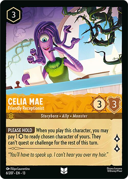 Celia Mae - Friendly Receptionist (6/207) [Attack of the Vine!] | Red Claw Gaming