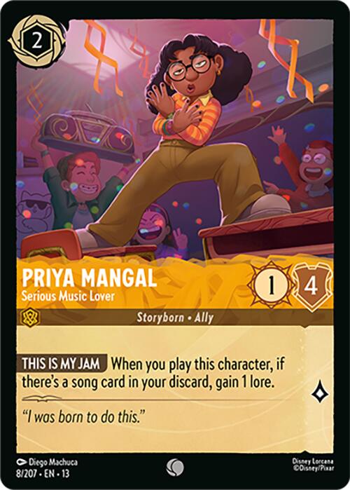 Priya Mangal - Serious Music Lover (8/207) [Attack of the Vine!] | Red Claw Gaming