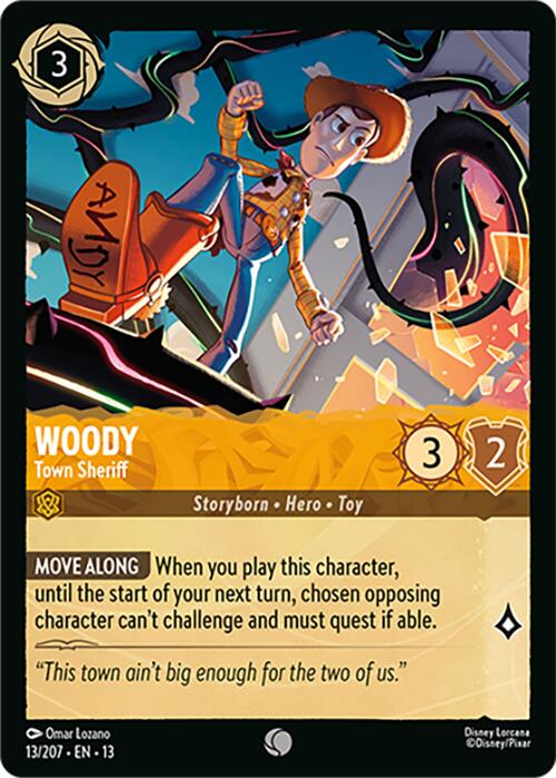 Woody - Town Sheriff (13/207) [Attack of the Vine!] | Red Claw Gaming