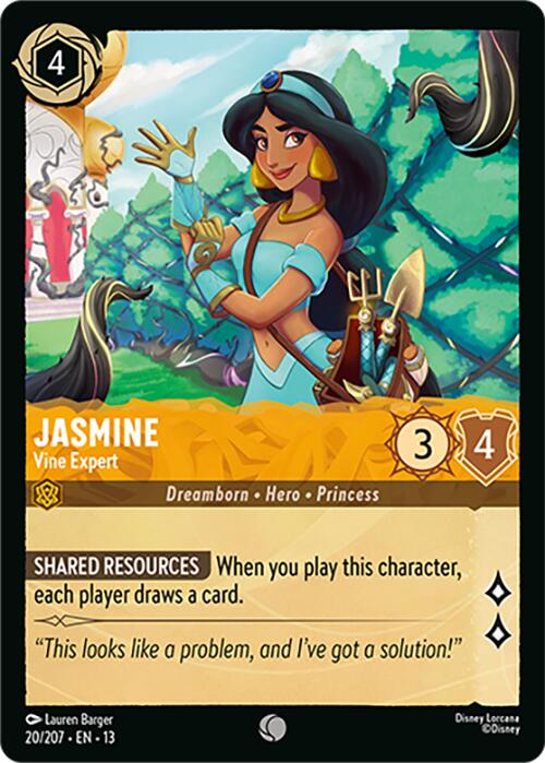 Jasmine - Vine Expert (20/207) [Attack of the Vine!] | Red Claw Gaming