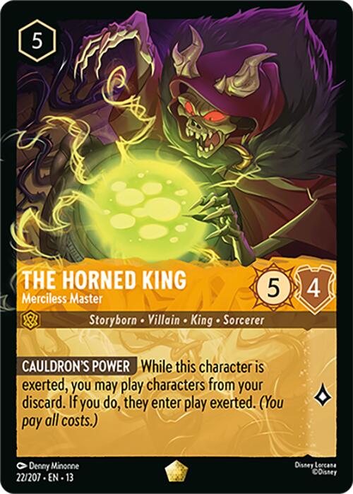 The Horned King - Merciless Master (22/207) [Attack of the Vine!] | Red Claw Gaming