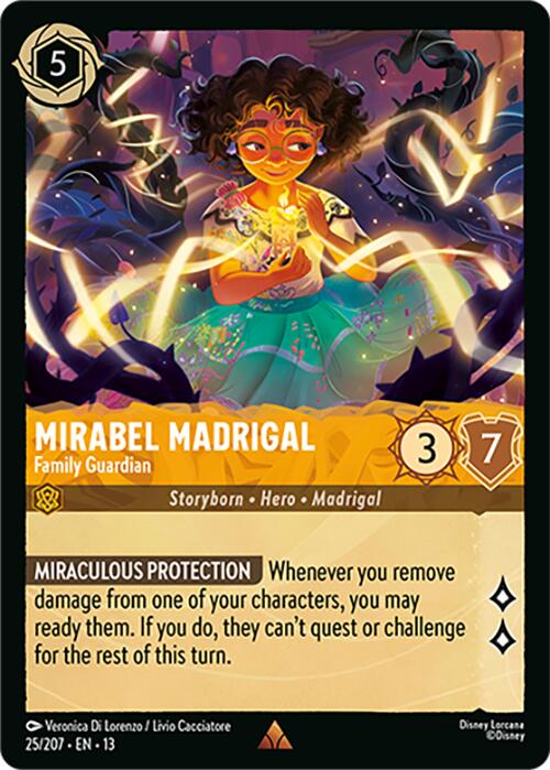 Mirabel Madrigal - Family Guardian (25/207) [Attack of the Vine!] | Red Claw Gaming