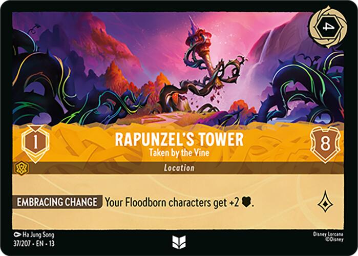 Rapunzel's Tower - Taken by the Vine (37/207) [Attack of the Vine!] | Red Claw Gaming