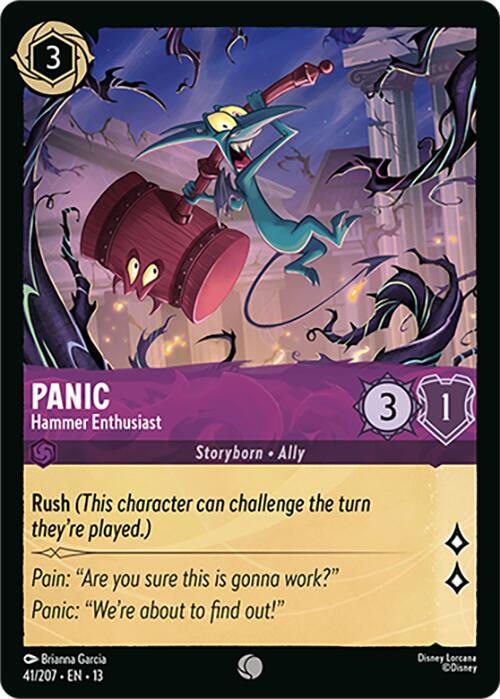Panic - Hammer Enthusiast (41/207) [Attack of the Vine!] | Red Claw Gaming