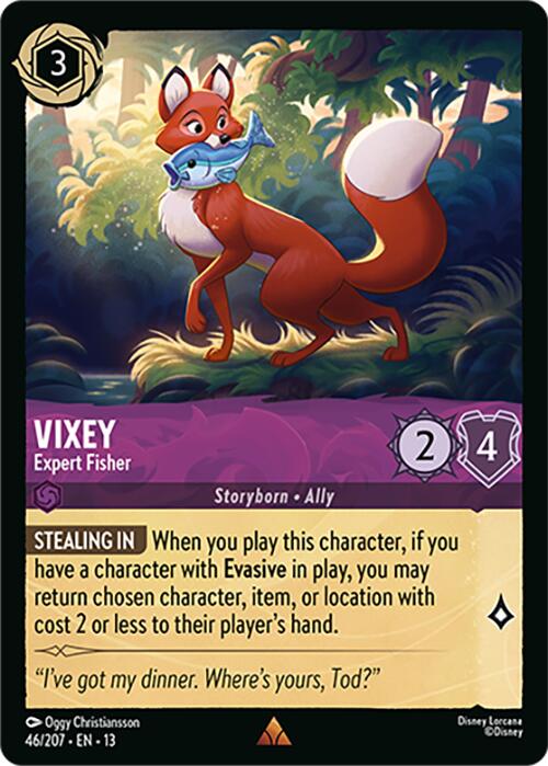 Vixey - Expert Fisher (46/207) [Attack of the Vine!] | Red Claw Gaming