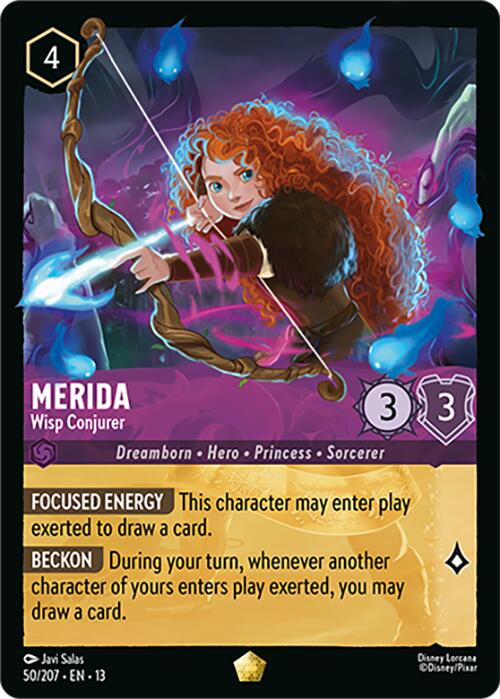Merida - Wisp Conjurer (50/207) [Attack of the Vine!] | Red Claw Gaming