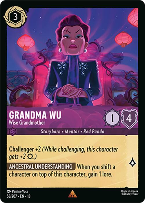 Grandma Wu - Wise Grandmother (53/207) [Attack of the Vine!] | Red Claw Gaming