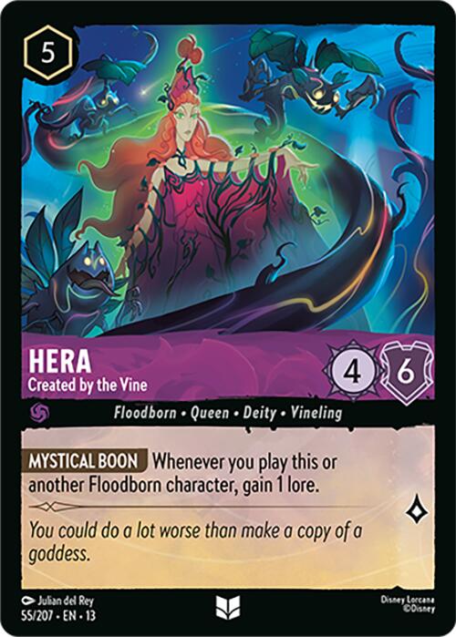 Hera - Created by the Vine (55/207) [Attack of the Vine!] | Red Claw Gaming