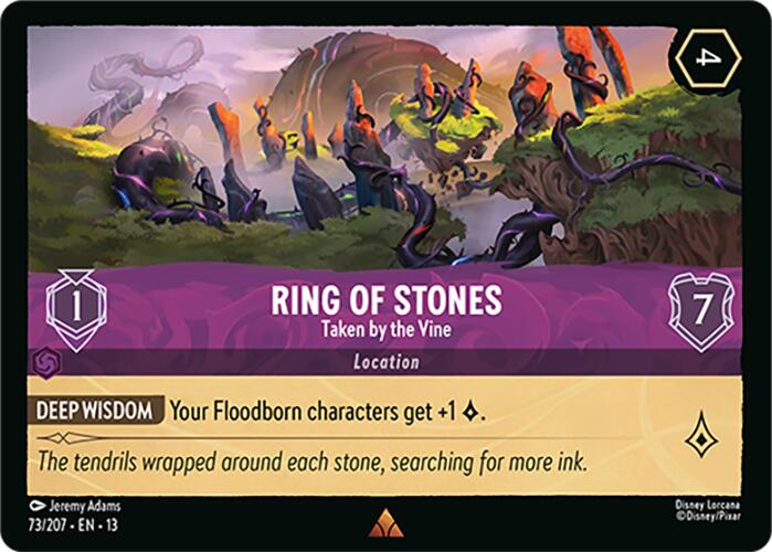 Ring of Stones - Taken by the Vine (73/207) [Attack of the Vine!] | Red Claw Gaming