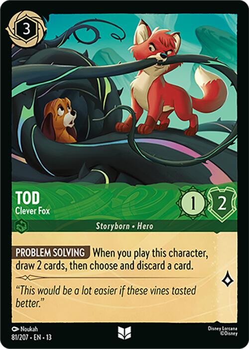 Tod - Clever Fox (81/207) [Attack of the Vine!] | Red Claw Gaming