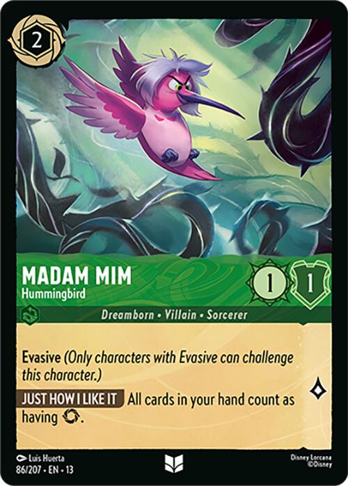 Madam Mim - Hummingbird (86/207) [Attack of the Vine!] | Red Claw Gaming