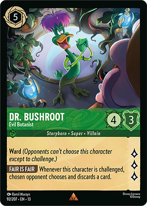 Dr. Bushroot - Evil Botanist (92/207) [Attack of the Vine!] | Red Claw Gaming