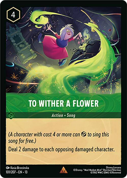 To Wither a Flower (101/207) [Attack of the Vine!] | Red Claw Gaming