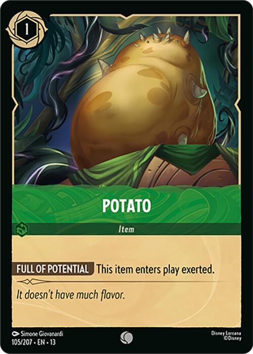 Potato (105/207) [Attack of the Vine!] | Red Claw Gaming