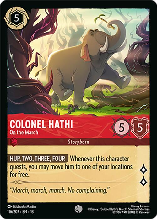 Colonel Hathi - On the March (116/207) [Attack of the Vine!] | Red Claw Gaming