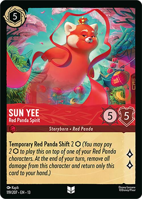Sun Yee - Red Panda Spirit (119/207) [Attack of the Vine!] | Red Claw Gaming