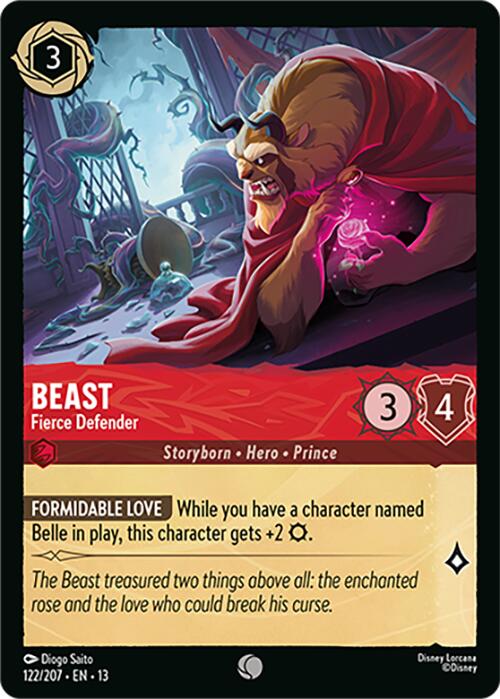 Beast - Fierce Defender (122/207) [Attack of the Vine!] | Red Claw Gaming