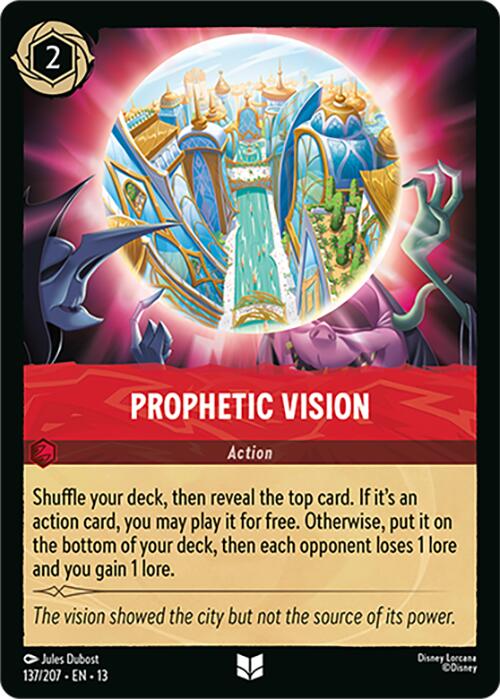 Prophetic Vision (137/207) [Attack of the Vine!] | Red Claw Gaming