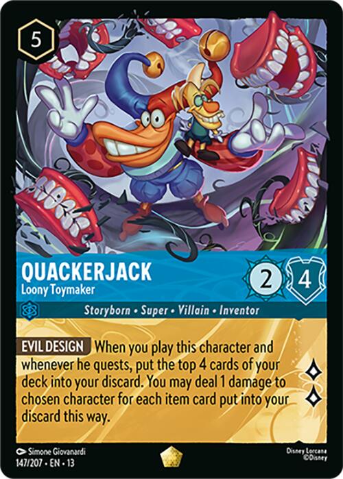 Quackerjack - Loony Toymaker (147/207) [Attack of the Vine!] | Red Claw Gaming