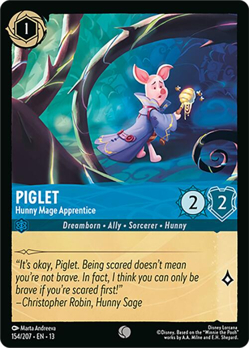 Piglet - Hunny Mage Apprentice (154/207) [Attack of the Vine!] | Red Claw Gaming