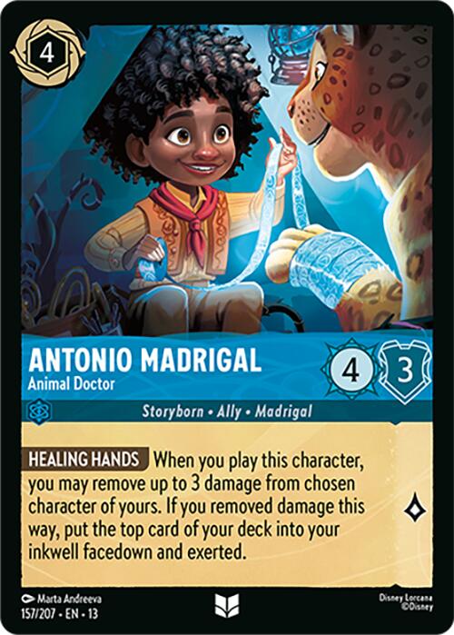 Antonio Madrigal - Animal Doctor (157/207) [Attack of the Vine!] | Red Claw Gaming
