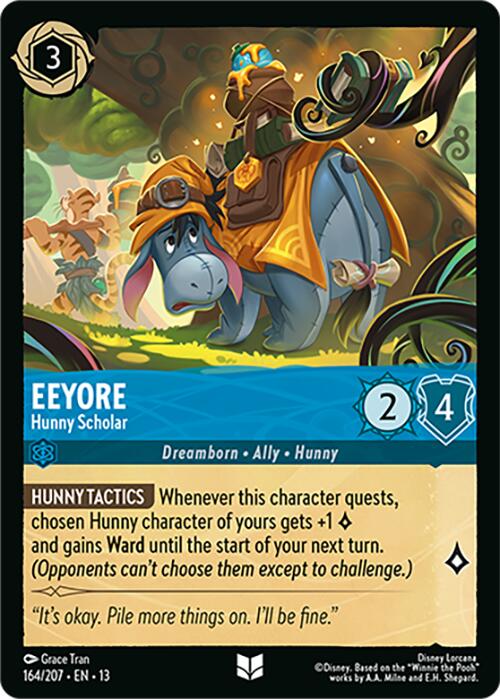 Eeyore - Hunny Scholar (164/207) [Attack of the Vine!] | Red Claw Gaming