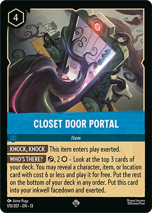 Closet Door Portal (170/207) [Attack of the Vine!] | Red Claw Gaming