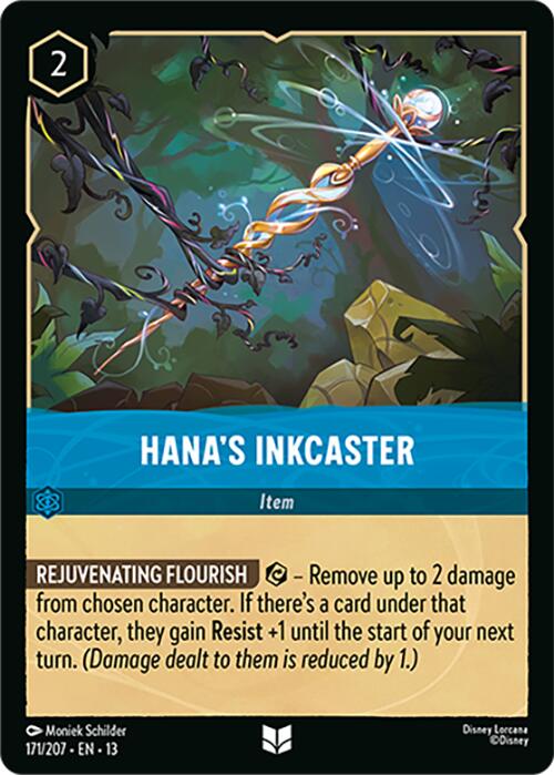 Hana's Inkcaster (171/207) [Attack of the Vine!] | Red Claw Gaming