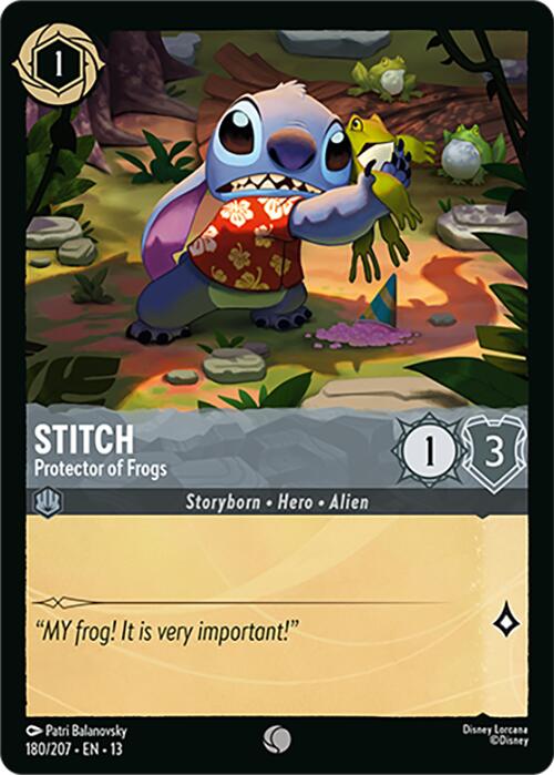 Stitch - Protector of Frogs (180/207) [Attack of the Vine!] | Red Claw Gaming