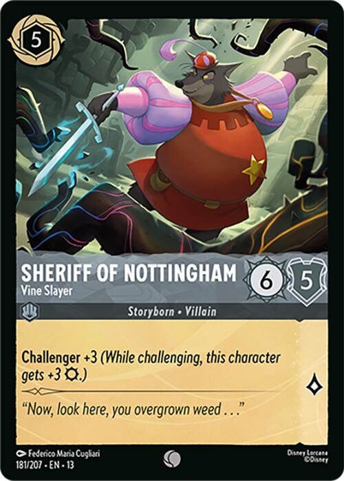 Sheriff of Nottingham - Vine Slayer (181/207) [Attack of the Vine!] | Red Claw Gaming