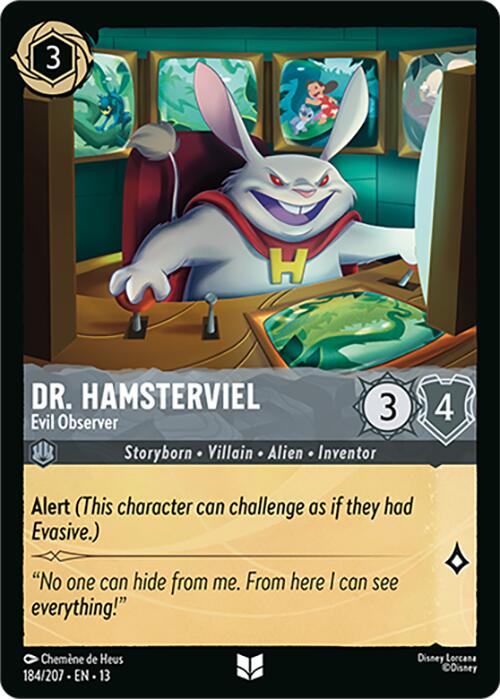 Dr. Hamsterviel - Evil Observer (184/207) [Attack of the Vine!] | Red Claw Gaming