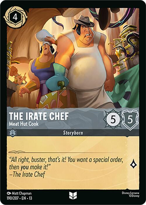 The Irate Chef - Meat Hut Cook (190/207) [Attack of the Vine!] | Red Claw Gaming