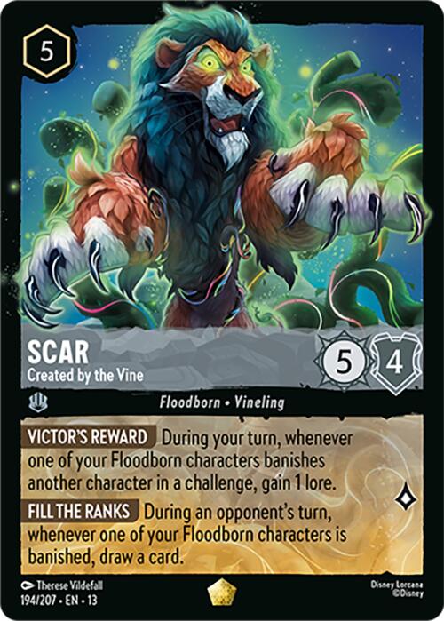 Scar - Created by the Vine (194/207) [Attack of the Vine!] | Red Claw Gaming