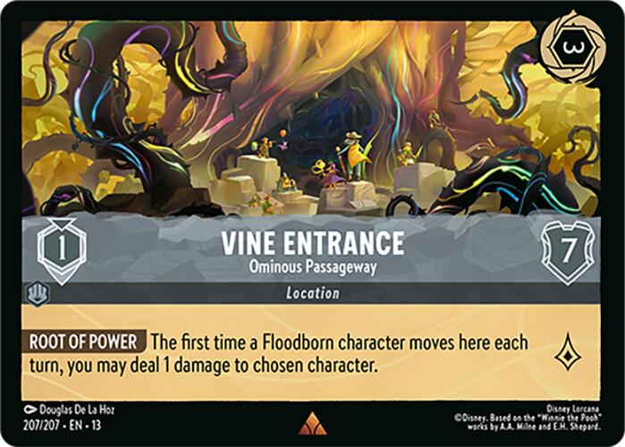 Vine Entrance - Ominous Passageway (207/207) [Attack of the Vine!] | Red Claw Gaming