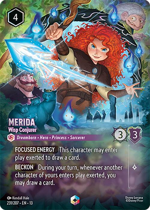 Merida - Wisp Conjurer (Enchanted) (231/204) [Attack of the Vine!] | Red Claw Gaming