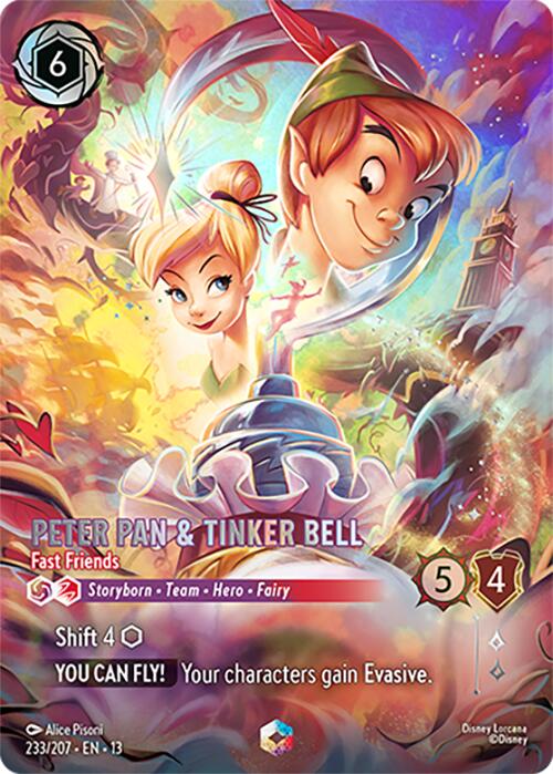 Peter Pan & Tinker Bell - Fast Friends (Enchanted) (233/204) [Attack of the Vine!] | Red Claw Gaming