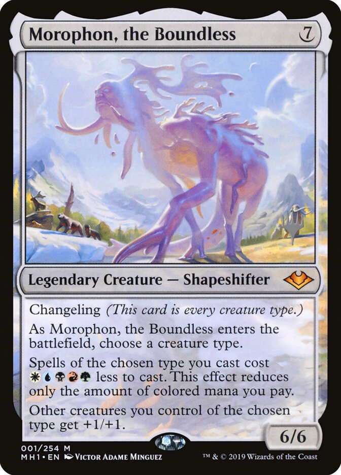 Morophon, the Boundless (Promo Pack) [Modern Horizons Promos] MTG Single Magic: The Gathering | Red Claw Gaming